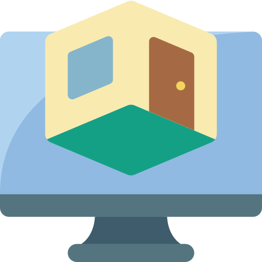 3d living room rendering